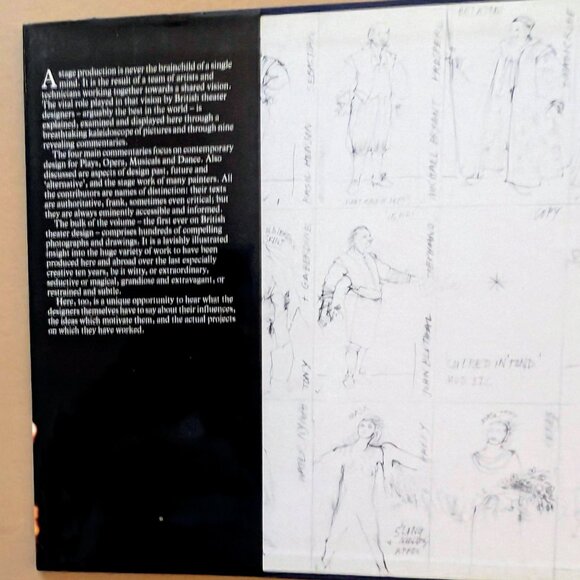 John Goodwin and Peter Hall 1989 British Theatre Design The Modern Age HC w/DJ - Picture 2 of 5